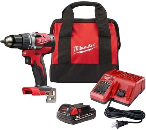 מקדחה/מברגה נטענת 18V Milwaukee דגם 2606-21CT