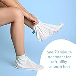 Barefoot Scientist High Dive Hydrating Foot Mask for Dry Cracked Feet, Heels, Toes, Single Use Hydrating Sock Booties, 1 Pair - Image 4