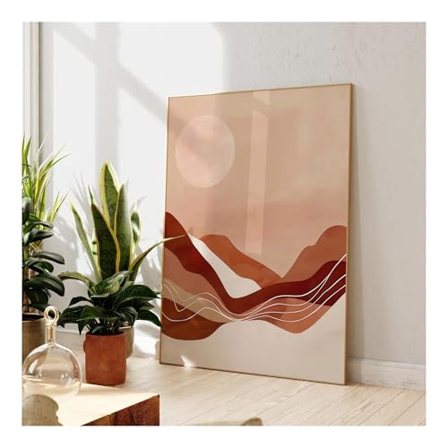 Cuadro sobre lienzo para transformar paredes aburridas con arte abstracto moderno de salón 4