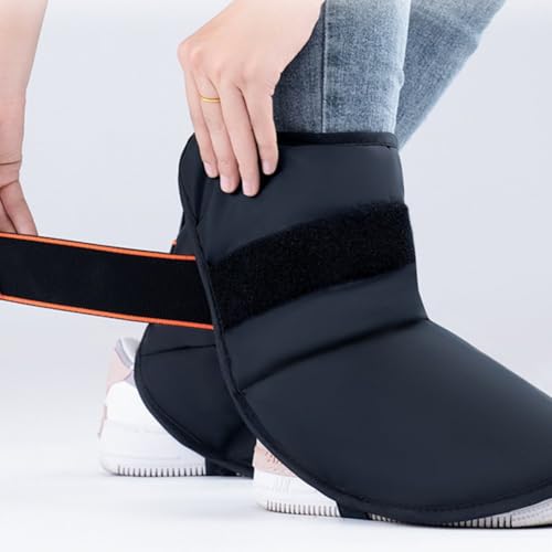 Cubrezapatos impermeables para ciclismo - cubre pies cálidos para invierno, esquí, senderismo, hombres y mujeres, caminar, escalar, ciclismo y mochila miniatura 5