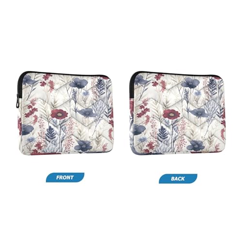 Funda para portátil 13-14 pulgadas patrón floral impermeable miniatura 2
