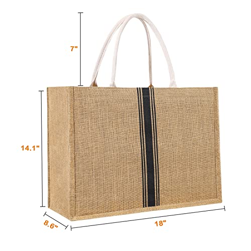 Trifabricy Beach Bag, Large Beach Bag for Women, Woven Straw Beach Tote Bag Waterproof, Weaving Swim Gym Shopping Travel Bag - Image 4