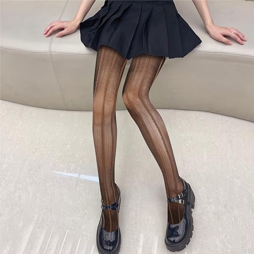 Image of Benefeet Sox Women Sheer Tights Floral Patterned Sheer Nylon Pantyhose