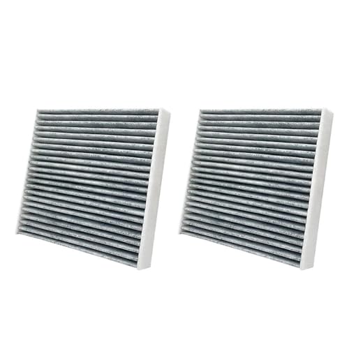 車用 エアコンフィルタ トヨタ グランドハイランダー 2020-2024 カーボンファイバーキャビン用カーエアフィルター 87139-0E040 87139-0R030 CF12157 87139-26010 エアフィルター(2PCS)