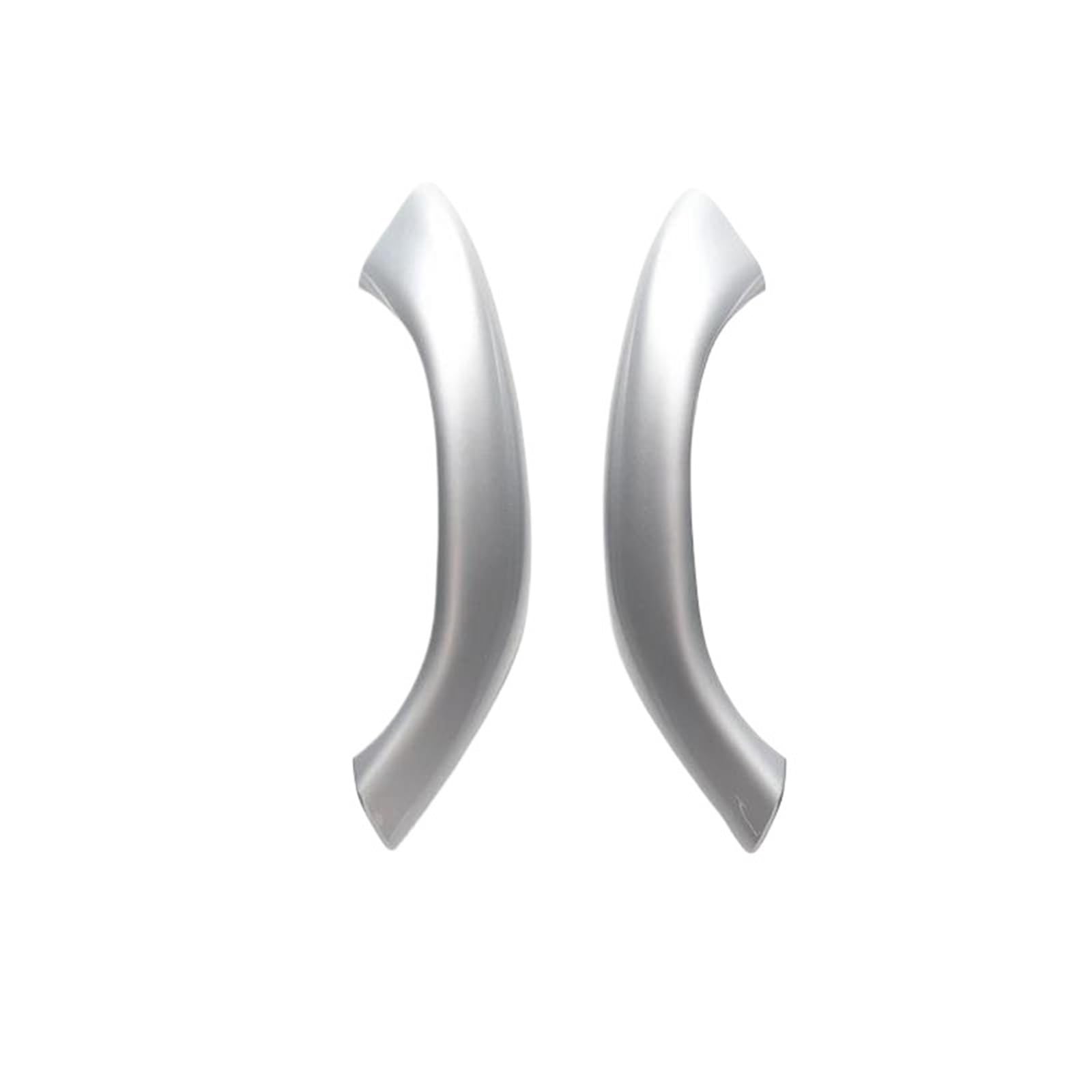 JYUTDW Door Inner Handle Car Interior Door Pull Handle Assembly Trim for BMW for X1 X2 F48 F49 51417417513(Silver)