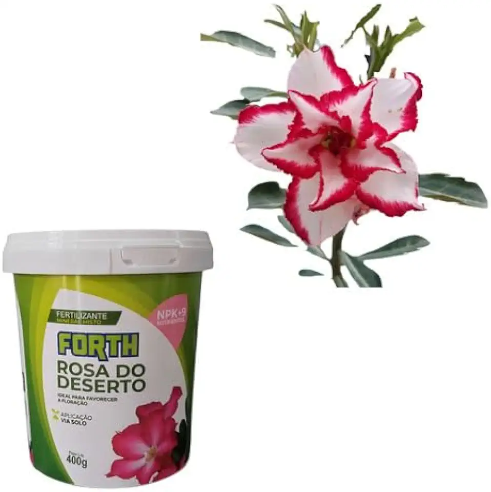Forth Rosa Do Deserto Adubo Natural Cultivo Floração 400g