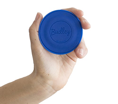 Budley - Tangle-Free Earphone/Earbud Case, Compact Storage System, Silicone (Royal Blue, Set of 1)