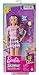 Barbie Dolls and Accessories, Skipper Doll (Two-Tone Hair) with Baby Figure and 5 Accessories, Babysitters Inc. Playset, Multicolor, HJY32