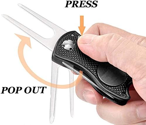 FINGER TEN Golf Divot Repair Tool with Ball Marker Value 2 Pack - Image 4