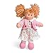 Bigjigs Toys 11 Inch Poppy Doll - Soft Body Plush Toy Doll with Hair and Outfit