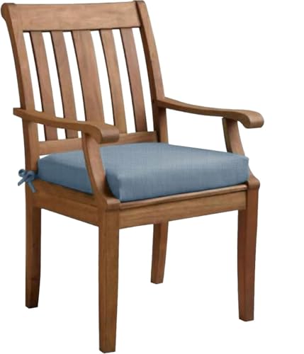 Coussin de chaise de cuisine épais 48x48 en mousse avec attaches amovibles - 2