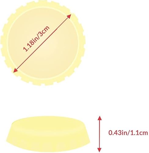 Miniatura 4 de Tapa de botella de silicona, 6 unidades, para cerveza, refrescos, vinagre o soya