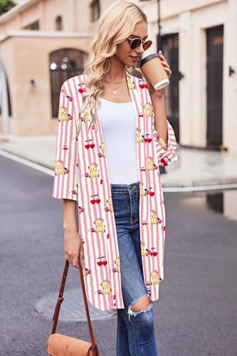 Image of Ekouaer Robes for Women Waffle Knit Bathrobe Soft Lightweight Knee Length Loungewear S-XXL