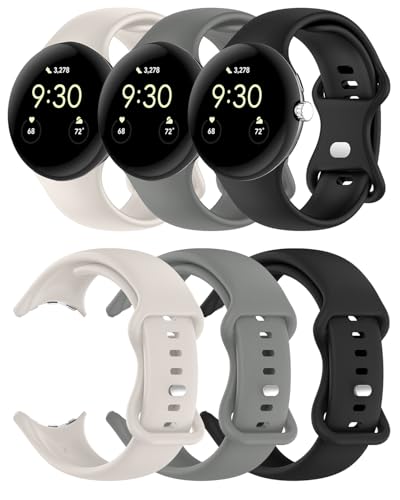 Google Pixel Watch 3 45mm �Ή� �o���h �_�炩���V���R���f�� �X�|�[�c�o���h �����x���g �ւ��o���h �X�|�[�c�o���h [YAJOJO] ���������\ �y�� �_�炩�� �ʋC �h�� �^�� ������� �ϋv�� �j�����p �i�z���C�g+�u���b