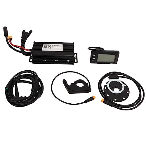 Gearwell Electric Bike Motor Controller, 26A Sinewave 3 Modes Motor Controller, GD01 Display Panel, Finger Throttle Power Assisted Sensor Waterproof Connector