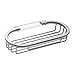 Norwell Lighting 3803-CH-WB 8" Round Wire Basket in Chrome Finish: Final Sale, NO REFUNDS, NO Returns