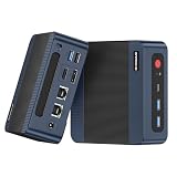 BOSGAME P3 Lite Büro-Gaming-Mini PC, Ryzen 7 6800H (bis 4,7 GHz), 32GB DDR5 RAM, 1TB PCIe 4.0 SSD Small PC, USB4/HDMI 2.0/DP, 8K Dreifach-Display, Dual-2.5G-LAN, Wi-Fi 6E, BT 5.2, mini Computer
