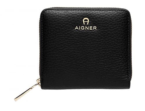 Aigner Geldbörse Ivy, Schwarz 152013 Gold