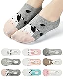 RYI 9 Pairs Women Cute No Show Liner Socks for Flats Slip on Shoes Invisible Hidden Low Profile for Boat Shoe 5-9