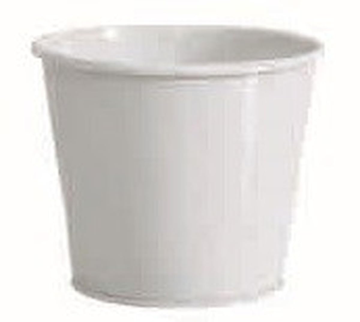 212 Main White Painted Metal 1 Bucket