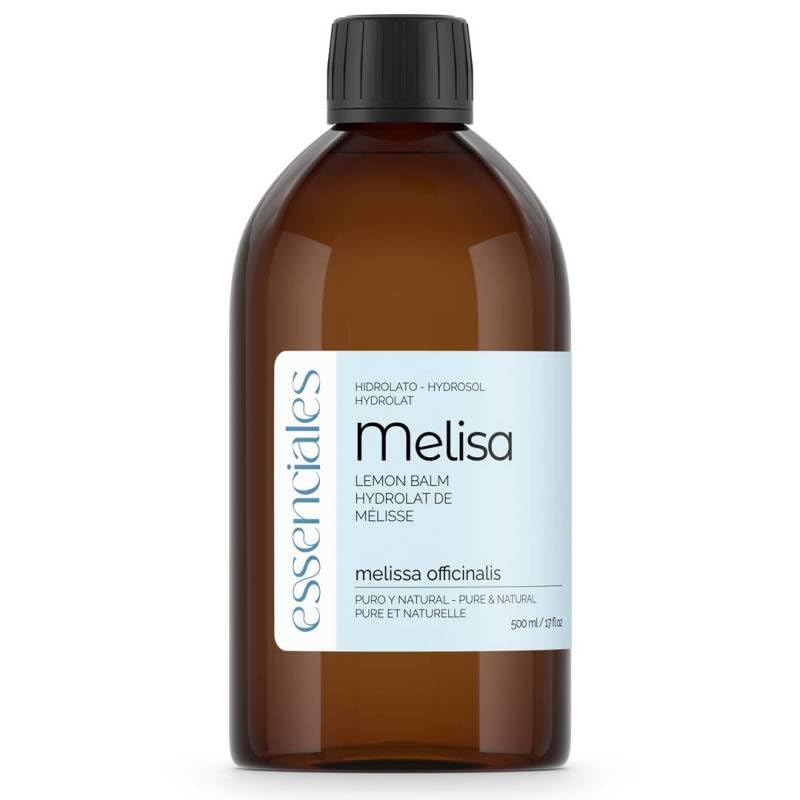 Hydrolat de mélisse : eau florale pure pour le soin du visage et l'arôme d'agrumes