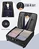 MATEIN Rolling Garment Bag with 2 Packing Cubes, Large Check-in Travel Garment Bags with 17.3 Inch Laptop Compartment, Wrinkle Free Wheeled Business Softside Suitcase Luggage for Men and Women, Black #1