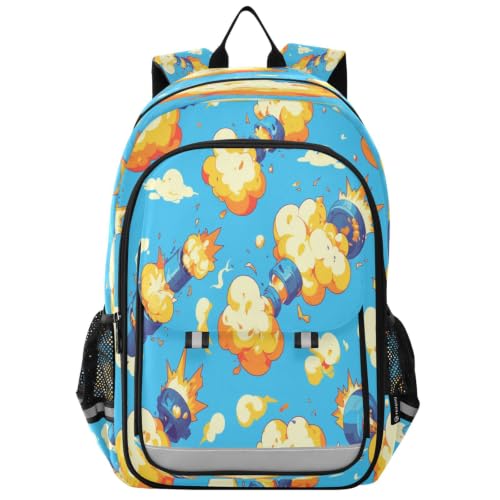 Sac à dos scolaire motif bombe, le cadeau parfait pour la rentrée des ados