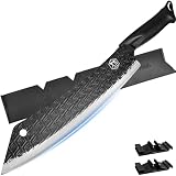 XYJ Japanese Chef Knife Set Professional,Cooking Carving Knives Brisket Knife,Camping Slicer,Kitchen Cutlery Knives,Full Tang (11.5 Inch, Slicing Knife)