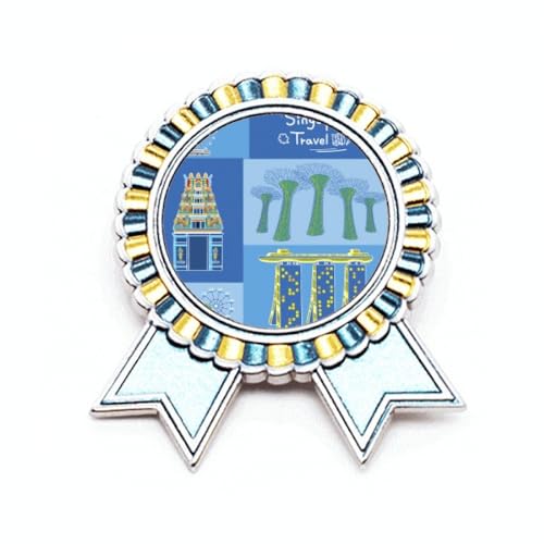Pin's Singapour travel landmark broche en métal taille M pour souvenir