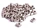 Shapenty 50 Pack Carbon Steel Female Thread T-Nut Hammer Head Drop in T Slot Nut for 20 Series Aluminum Extrusion (Silver, M5)