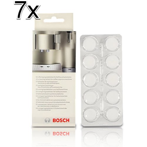 7x Bosch TCZ6001 Reinigungstabletten für Kaffeevollautomaten