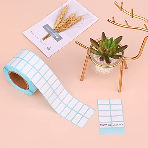 Kinbom 1 Roll / 3000Pcs 0.8X0.4Inch Rectangle Label Stickers, Self-Adhesive Writable Stickers Removable Blank Labels For Containers Baskets Jars Bottles Storage Bins Or Office Supplies (White) #TOP3
