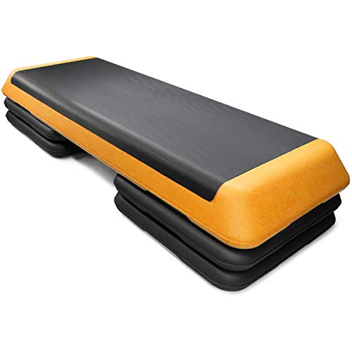 Goplus 43'' Adjustable Fitness Aerobic Step Stepper Platform 4