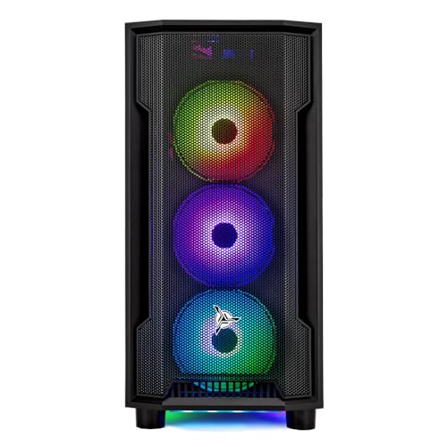 Image of Skytech Gaming Shadow Gaming PC, AMD Ryzen 7 7800X3D 4.2GHz, NVIDIA RTX 5060 Ti 16GB VRAM, 1TB Gen4 NVMe SSD, 16GB DDR5 RAM 6000, 650W Gold PSU, 360 ARGB AIO, WI-FI 5, Windows 11, Desktop