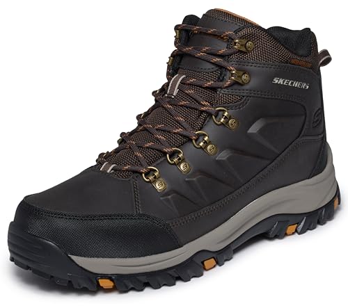 Skechers Men's Relment - Daggett Boot, Choc, 11.5 Medium