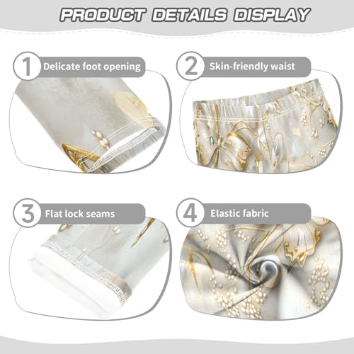 Bolaz Toddler Girls Leggings Printed Yoga Pants Leggings 3D Print Butterflies for Kids3