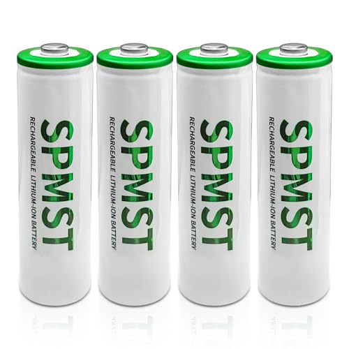 SPMST AA Rechargeable Batteries 4-Pack 2800mWh 1.5V