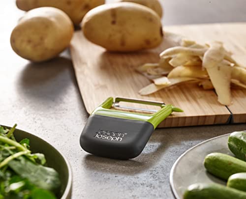 Joseph Joseph Duo Easy-Grip Straight Potato and Vegetable Kitchen Peeler, Green by Joseph Joseph - Image 3
