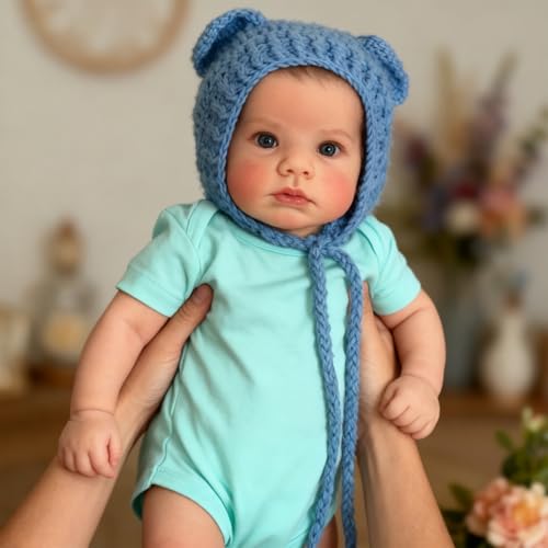 Muñeco Reborn Bebé de 20 Pulgadas con Ojos Abiertos miniatura 3