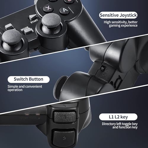 DOMENICO Wireless Retro Video Game Console, Plug & Play Video TV Game 4K Ultra HD Game Stick with 24000+Games Built-in, 64G, 9 Emulators Toy for Kids 3 415WhdI30KL
