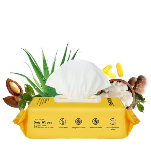 3-in-1-Pet-Wipes-for-Dogs-Cats-Cleaning-Odor-Controlling-Hydrating-Grooming-Wipes-for-Paws-Body-and-Butt-Unscented-100-Count 3 in 1 Pet Wipes for Dogs Cats Cleaning Odor Controlling Hydrating Grooming Wipes for Paws Body and Butt Unscented 100 Count