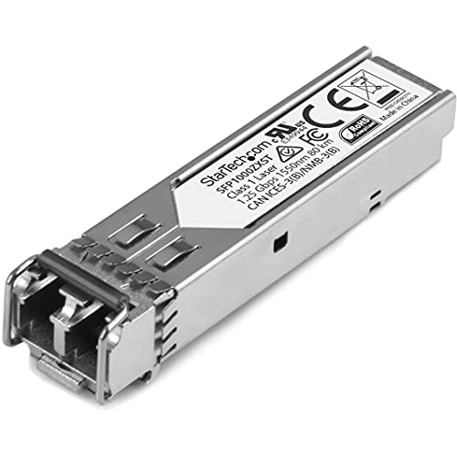 StarTech.com MSA Uncoded Compatible SFP Module, 1000BASE-ZX, 1GbE Single Mode Fiber (SMF) Optic Transceiver