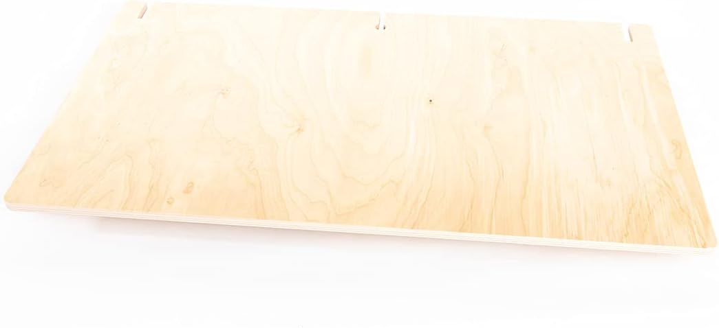 XL Space Shelf | Readydesk 2 Standing Desk Converter Extra Large Shelf, Made in California of Sustainable Birch