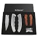 KnifeKits: Bull Shark Knife Kit - Framelock Design - DIY Parts Kit w/Bubinga Handles