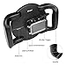 SHOOT Dome Port for DJI OSMO Action 1 Camera - Waterproof Housing Cover Lightweight Stable Dual Handle Stabilizer Easier to Shoot Underwater Photos/Videos, Enlarge Trigger, Overall Waterproof Case
