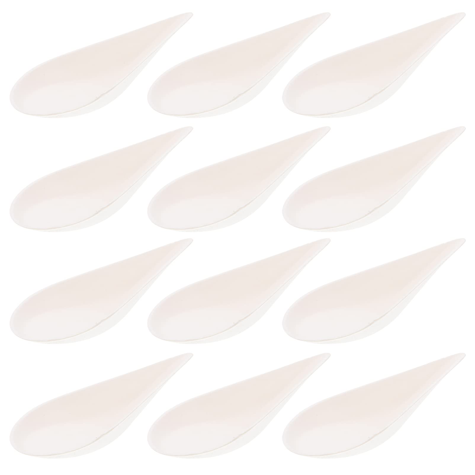 FRCOLOR 50Pcs Dessert Plates Sugarcane Pulp Plates for Parties Snack Serving and Home Use Elegant and Chic Tableware for Various Occasions