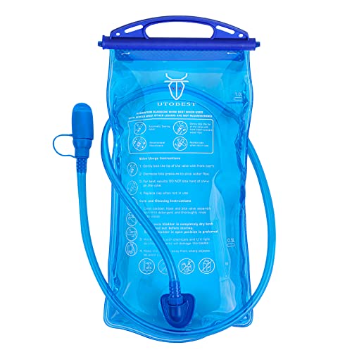 Utobest Water Bladder,Hydration Bladder 1L, 1.5L, 2L, 3L Water Bladder For Hiking Backpack, Bpa Free, Leak Proof Water Reservoir For Running Cycling #TOP2