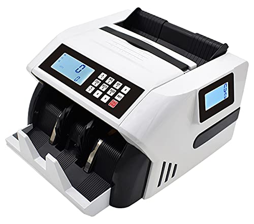 Image of Updated Super Heavy Duty Note-Currency-Cash-Money-Counting Machine with Fake Note Detection for All Old /New Notes.! 1 Year Warranty (INX 2080)