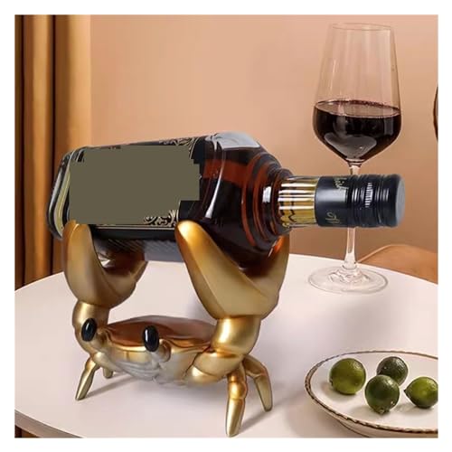 Soporte para Botellas de Vino en Resina Color Verde miniatura 3