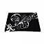Vines Black and White Swirl Floral Colored
